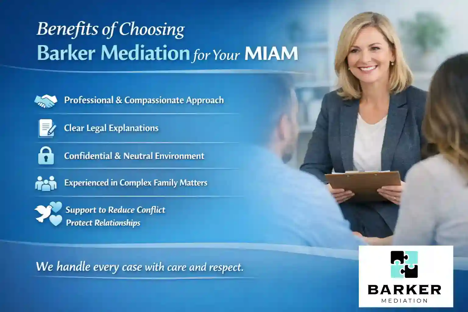 Benefits of Choosing Barker Mediation for Your MIAM Bolton