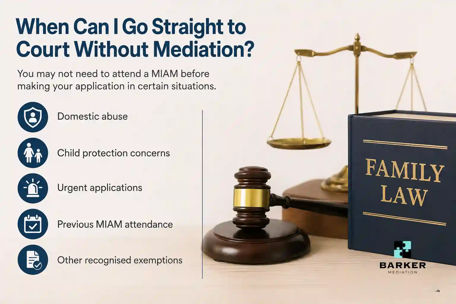 When Can I Go Straight to Court Without Mediation Bolton?